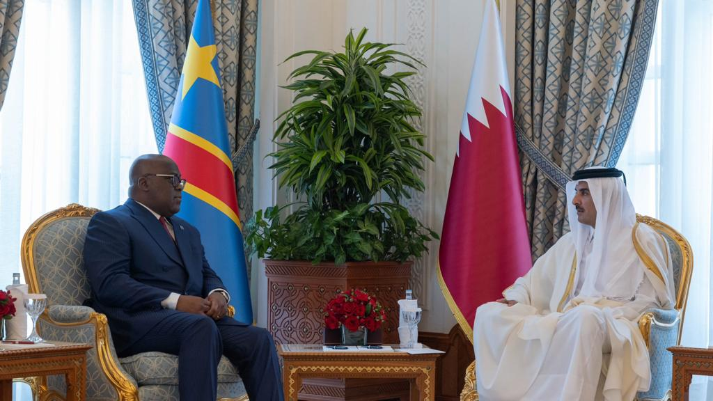 Tshisekedi et émir du Qatar