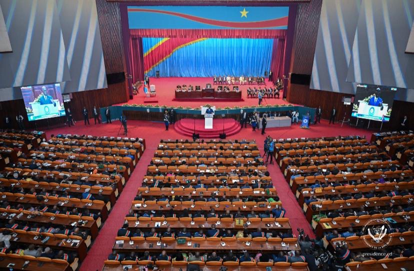 Félix Tshisekedi au Parlement