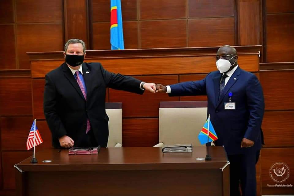 Ambassadeur des USA et le president Tshisekedi_presidence