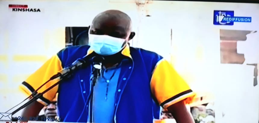 Vitak Kamerhe devant le Tribunal de Grande Instance durant le procès 100 jours, 12 Mai, Lam's