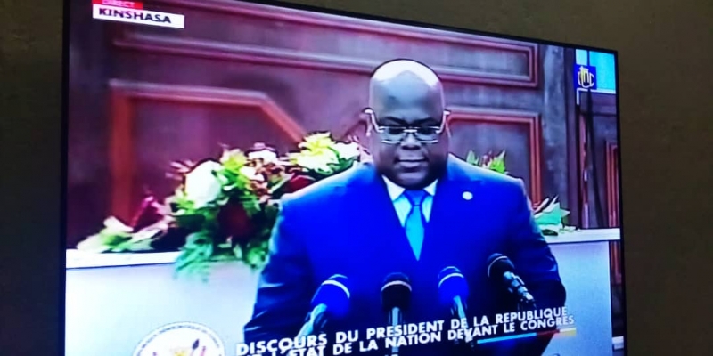 President de la RDC devant le congré