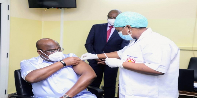 Felix Tshisekedi se fait vacciné