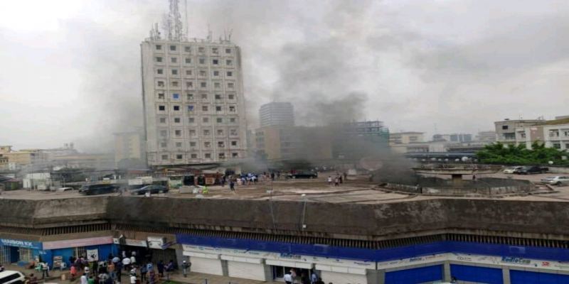 Kinshasa : La galerie botour a pris feu