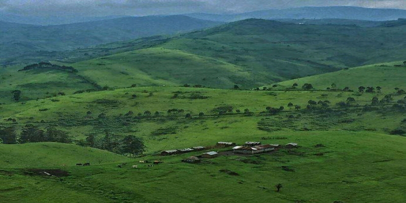 Masisi vue d'une ferme_photo des droits tiers