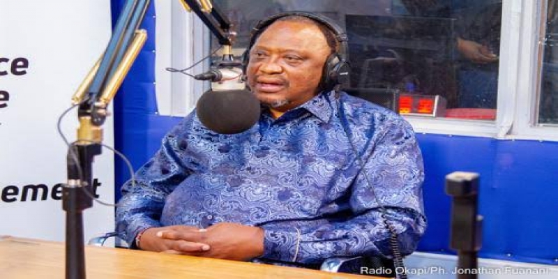 Uhuru Kenyatta à la Radio Okapi