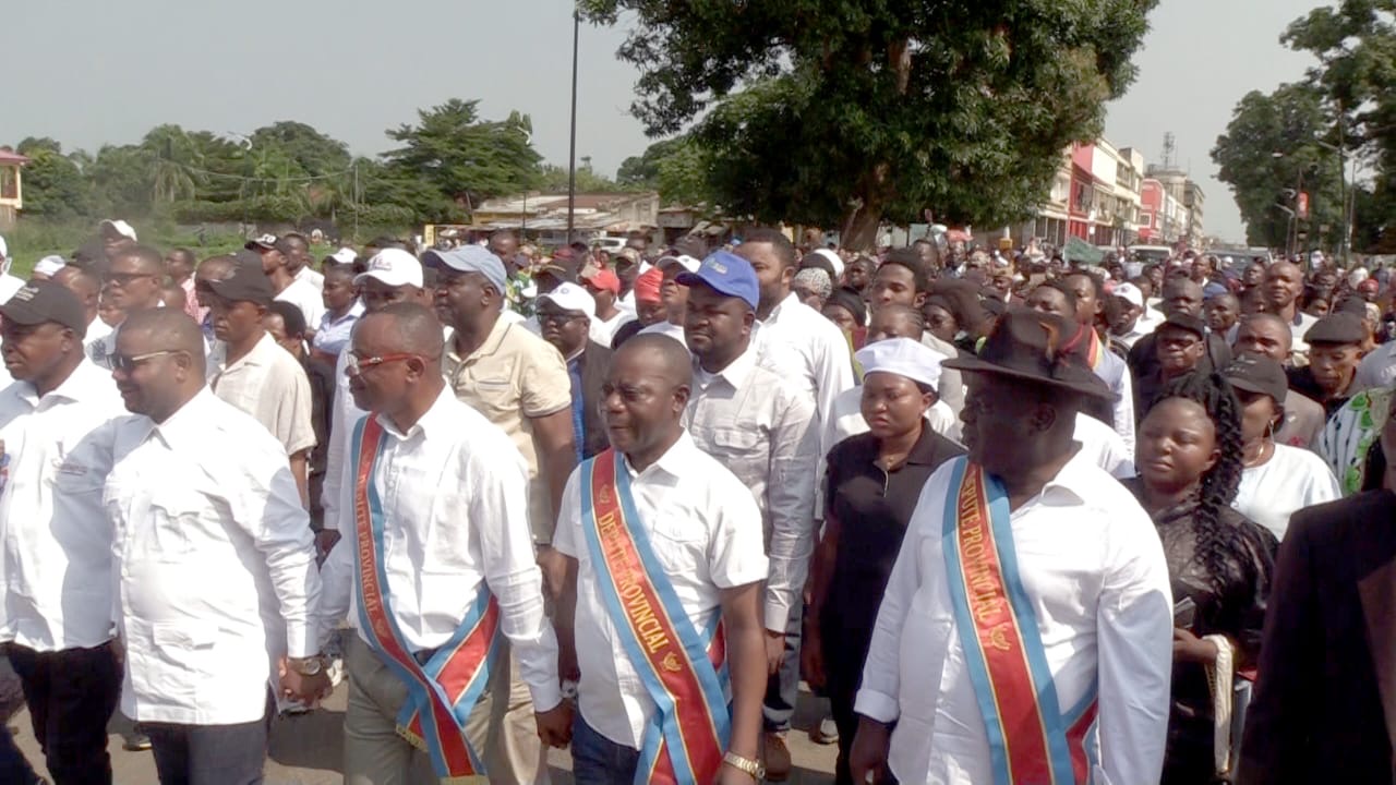 Kananga marche de soutien aux Fardc