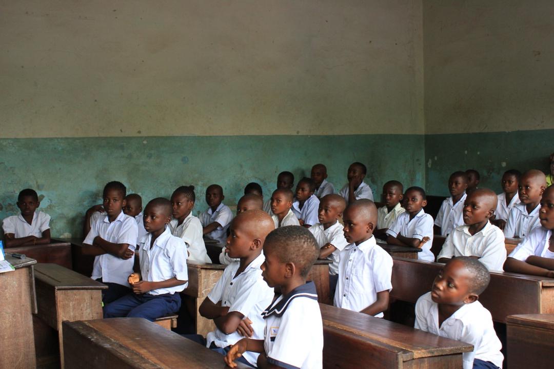 Salle de classe Kinshasa RD Congo